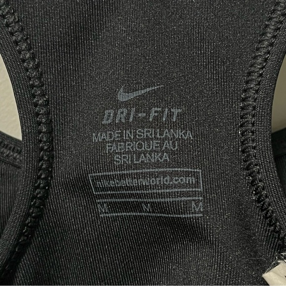 Nike Pro Classic Sports Bra Black - Picture 9 of 9